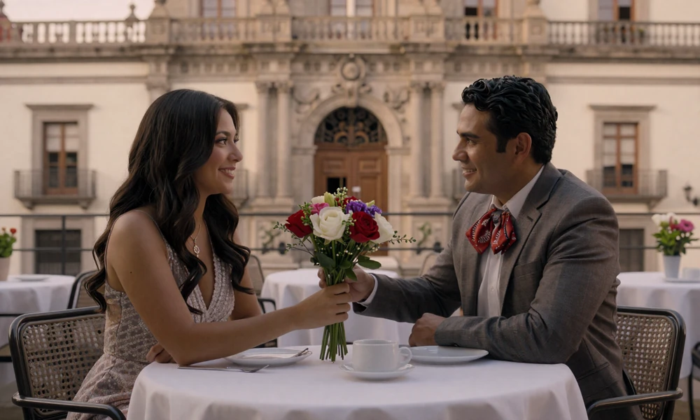 Romantic date with Mexican woman in Mexico City