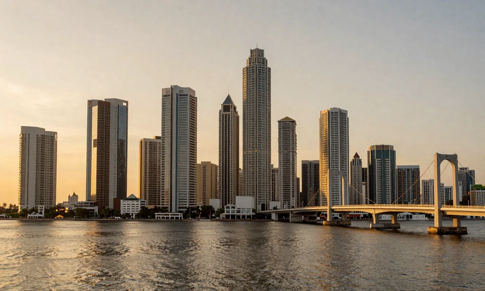 Panama City modern skyline