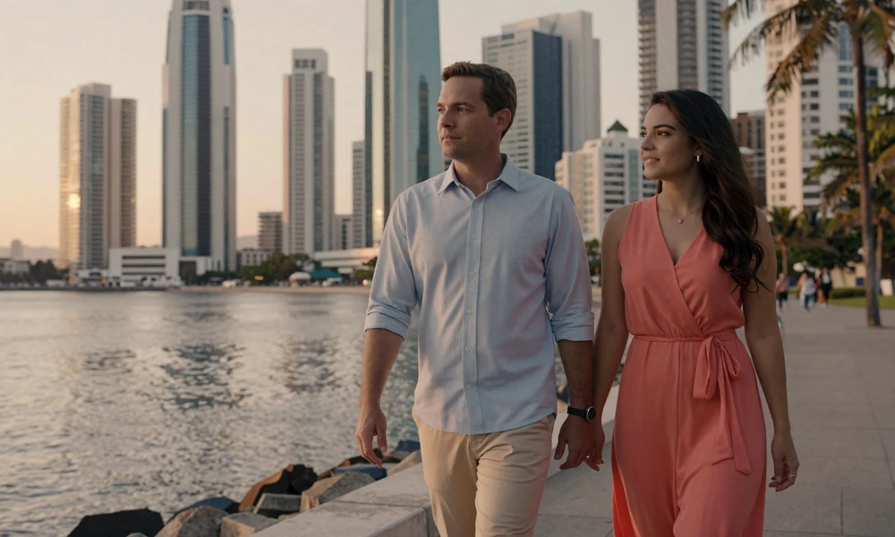 American man dating Panamanian woman in Panama City