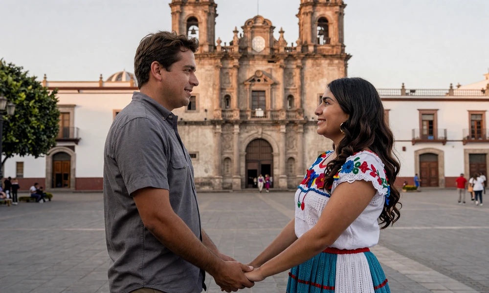 American man dating Mexican woman in Guadalajara