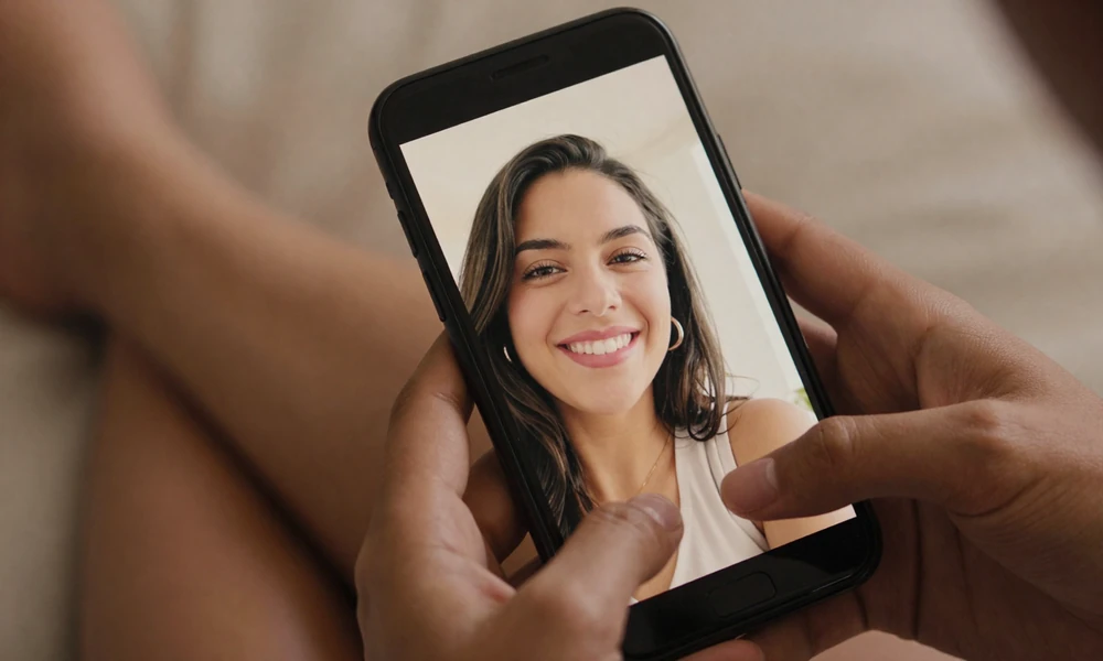 Video chat with Nicaraguan woman